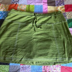 Anne Klein Sport Olive Mini Skirt